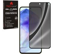 TECHGEAR Protecteur d'écran anti-espion pour Samsung Galaxy A35 5G - Filtre de confidentialité 3D GLASS Edition Véritable verre trempé protecteur d'écran complet compatible avec Samsung Galaxy A35 / A