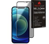 TECHGEAR Protection Anti Espion iPhone 12 Mini - Privacy 3D Protecteur Plein Écran Complet en Verre Trempé Compatible avec iPhone 12 Mini [Adhesif Plein Écran] [Couverture complète]