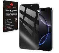 TECHGEAR Protection d'écran anti-espion pour iPhone 16 Pro - Filtre de confidentialité en verre trempé véritable - Compatible avec iPhone 16 Pro 6,3"