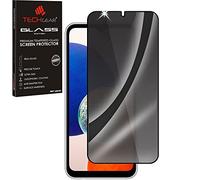 TECHGEAR Protection d'écran anti-espion pour Samsung Galaxy A14 4G / A14 5G - Filtre de confidentialité en verre trempé véritable édition 3D - Protection complète d'écran compatible avec Samsung