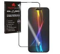 TECHGEAR Protection d'écran en verre 3D pour iPhone 17 et iPhone 17 Pro (2025) - Adhérence complète de l'écran, bord incurvé 3D en verre trempé, compatible Face ID