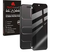 TECHGEAR Protection d'écran en verre trempé anti-espion pour iPhone 17 Air (2025) - Filtre de confidentialité anti-peeping, compatible Touch & Face ID