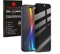 TECHGEAR Protection d'écran en verre trempé anti-espion pour iPhone 17 et iPhone 17 Pro (2025) - Filtre de confidentialité anti-peeping, compatible Touch & Face ID