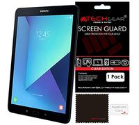 TECHGEAR Protection d'Écran pour Galaxy Tab S3 9.7, Film de Protection Ultra Clair avec Chiffon et Carte d'Application Compatible pour Samsung Galaxy Tab S3 9.7 Pouces (SM-T820 / SM-T825)
