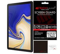 TECHGEAR Protection d'Écran pour Galaxy Tab S4 10.5, Film de Protection Écran Ultra Clair avec Chiffon et Carte d'Application Compatible pour Samsung Galaxy Tab S4 10.5 Pouces (SM-T830)
