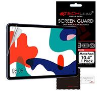 TECHGEAR Protection d'Écran pour Huawei MatePad 10.4, Film de Protection Écran Ultra Clair avec Chiffon et Carte d'Application Compatible avec Huawei MatePad 10.4