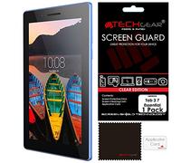 TECHGEAR Protection d'Écran pour Lenovo Tab 3 7, Film de Protection Écran Ultra Clair avec Chiffon de Nettoyage et Carte d'Application Compatible pour Lenovo Tab 3 7 Pouces Essential (TB3-710F)
