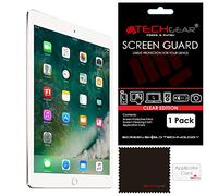 TECHGEAR Protection d'Écran pour Nouvel iPad 9.7 Pouces, Film de Protection Ultra Clair avec Chiffon de Nettoyage et Carte d'Application Compatible pour iPad 9.7 Pouces (2017 & 2018)