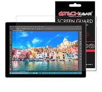 TECHGEAR Protection d'Écran pour Surface Pro 4, Film de Protection Écran Ultra Clair avec Chiffon de Nettoyage et Carte d'Application Compatible pour Microsoft Surface Pro 4 (12.3 Pouces)