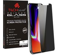 TECHGEAR Protection Écran Anti Espion pour iPhone 11 Pro Max - Protecteur d'Écran Verre de Confidentialité en Verre Trempé Anti-Espion Compatible avec iPhone 11 Pro Max