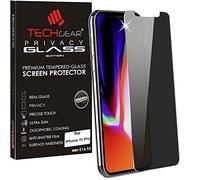TECHGEAR Protection Écran Anti Espion pour iPhone 11 Pro - Protecteur d'Écran Verre de Confidentialité en Verre Trempé Anti-Espion Compatible avec iPhone 11 Pro 5.8