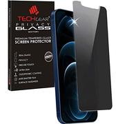 TECHGEAR Protection Écran Anti Espion pour iPhone 12 Pro Max - Protecteur d'Écran Verre de Confidentialité en Verre Trempé Anti-Espion Compatible avec iPhone 12 Pro Max