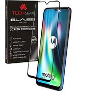 TECHGEAR Protection Ecran compatible avec Motorola Moto G9 Play [Coque Amical] [9H Dureté] [Anti-bulle] Protecteur d'écran en verre trempé Moto G9 Play