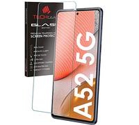 TECHGEAR Protection Écran en Verre Trempé Compatible avec Samsung Galaxy A53 5G / A52 5G / A52s 5G, Protecteur d'Écran Original en Verre Trempé [2.5D] [9H] [Clair Crystal] [Anti Rayures] [sans Bulles]