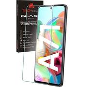 TECHGEAR Protection Écran en Verre Trempé Compatible avec Samsung Galaxy A71, Protecteur d'Écran Original en Verre Trempé [2.5D Bord Arrondi] [Dureté 9H] [Clair Crystal] [Anti Rayures] [sans Bulles]