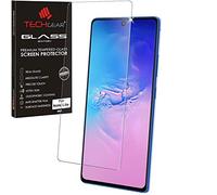 TECHGEAR Protection Écran en Verre Trempé Compatible avec Samsung Galaxy S10 Lite, Protecteur d'Écran Original en Verre Trempé [2.5D Bord Arrondi] [Dureté 9H] [Anti Rayures] [sans Bulles]