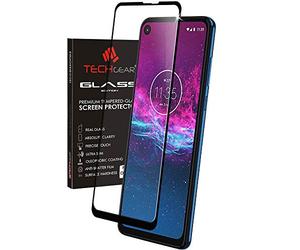TECHGEAR Protection Écran en Verre Trempé pour Motorola Moto One Action - Protecteur d'Écran Original en Verre Trempé [2.5D Bord Arrondi] [Dureté 9H] [Clair Crystal] [Anti Rayures] [Sans Bulles]