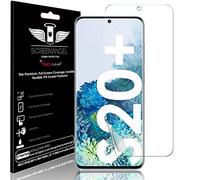 TECHGEAR Protection Ecran Galaxy S20 Plus [Screen Angel Édition] [Prise en charge des empreintes digitales à l'écran][Case Friendly] [Anti-bulle] [Film HD TPU, couverture d'écran complète]