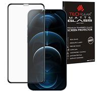 TECHGEAR Protection Ecran Mat pour iPhone 12 Pro Max - Mat Verre Trempé, Protecteur 3D Mat Anti-Reflet Plein Écran en Verre Trempé Compatible avec iPhone 12 Pro Max