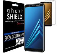 TECHGEAR Protection Écran pour Galaxy A8 2018 [ghostSHIELD] Film de Protection Souple en TPU avec Protection Totale de l’Écran Compatible pour Samsung Galaxy A8 2018 (SM-A530)