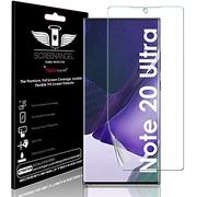 TECHGEAR Protection Ecran Samsung Note 20 Ultra [Screen Angel Édition] [Prise en charge des empreintes digitales à l'écran][Case Friendly] [Anti-bulle] [Film HD TPU, couverture d'écran complète]
