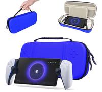 TECHGEAR PS Portal - Étui de protection rigide de transport et de rangement compatible avec lecteur à distance Sony Playstation Portal et accessoires [Bleu]