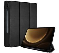 TECHGEAR Smart Case pour Samsung Galaxy Tab S9 FE Plus (S9 FE+) 12,4 2023 (SM-X610 / SM-X616) Étui Intelligent Fin en Cuir PU avec Protection des Coins [réveil/Veille Automatique] Support en TPU So