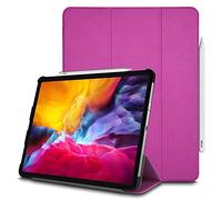 TECHGEAR Smart Coque pour iPad Pro 11 2020, [Compatible Apple Pencil] Coque Smart Case Stand Trois-Pli avec Protection d'Angles [Auto Réveil/Sommeil] pour iPad Pro 11 Pouces 2020 - Violet