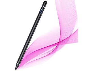 Techgear Stylet tactile actif rechargeable haute précision et sensibilité compatible avec iOS, Android, iPad, iPad Pro, iPhone, Samsung, tablette Lenovo et autres appareils à écran tactile