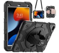 TECHGEAR SUPE Étui pour Apple iPad 10,2" 2021 2020/2019 [9e/8e/7e génération] et iPad Air 3 10,5" Étui Robuste et Robuste pour Enfants garçons Filles avec Support, bandoulière et bandoulière