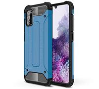 TECHGEAR [Tough Armoured Coque Galaxy A41, Armure Robuste Coque de Protection Antichoc Double Épaisseur [Fort Coque] Étui Compatible avec Samsung Galaxy A41 [Bleu]