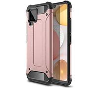 TECHGEAR [Tough Armoured Coque Galaxy A42 5G, Armure Robuste Coque de Protection Antichoc Double Épaisseur [Fort Coque] Étui Compatible avec Samsung Galaxy A42 5G [Rose]