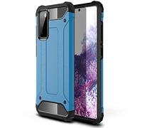 TECHGEAR [Tough Armoured Coque Galaxy S20 FE, Armure Robuste Coque de Protection Antichoc Double Épaisseur [Fort Coque] Étui Compatible avec Samsung Galaxy S20 FE Fan Edition [Bleu]