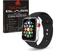TECHGEAR VERRE Original, Protecteur d'Écran en Verre Trempé Compatible pour Montre Apple, Watch 38mm, Watch Sport, Watch Edition [Séries 2 & Séries 1]