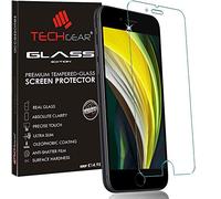 TECHGEAR Verre Trempé Compatible avec iPhone SE 2022, SE 2020 (3e et 2e génération) écran de protection Original en Verre Trempé