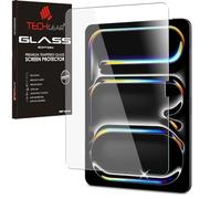TECHGEAR Verre Trempé iPad Pro 13 Pouces 7eme génération 2024 Protecteur Écran [2.5D] [Dureté 9H] [Clair Crystal] [Anti Rayures] [sans Bulles] Verre Trempé iPad Pro 13 7eme génération