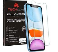 TECHGEAR Verre Trempé iPhone 11 - Protecteur d'Écran en Verre Trempé [2.5D Bord Arrondi] [Dureté 9H] [Clair Crystal] [Anti Rayures] [Sans Bulles]
