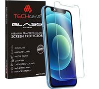 TECHGEAR Verre Trempé iPhone 12 Mini - Protecteur d'Écran en Verre Trempé [2.5D Bord Arrondi] [Dureté 9H] [Clair Crystal] [Anti Rayures] [Sans Bulles]