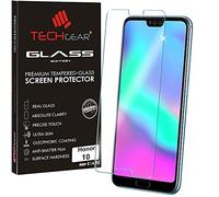 TECHGEAR VERRE Trempé pour Honor 10, Protecteur d'Écran Original en Verre Trempé Compatible pour Honor 10