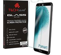 TECHGEAR VERRE Trempé pour Huawei P Smart, Protecteur d'Écran Original en Verre Trempé Compatible pour Huawei P Smart