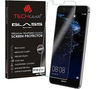 TECHGEAR VERRE Trempé pour Huawei P10 Lite, Protecteur d'Écran Original en Verre Trempé Compatible pour Huawei P10 Lite