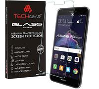 TECHGEAR VERRE Trempé pour Huawei P8 Lite 2017, Protecteur d'Écran Original en Verre Trempé Compatible pour Huawei P8 Lite 2017 [Non compatible pour P8 Lite 2015]