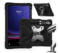 TECHGEAR X-Case Support avec trous VESA 75 x 75 mm pour Samsung Galaxy Tab S9 Plus, S9 FE Plus, S8 Plus, S7 Plus, S7 FE 12,5" Compatible avec VESA 75 mm