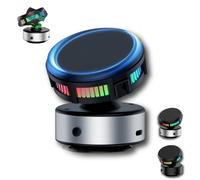 Techgoplus Phone Holder, Techgoplus New 3 in 1 Ultra Phone Holder for Car, 360° Electric Vacuum Suction, Car Electric Suction Cup Cellphone Holders, for All Smartphones (Silver)