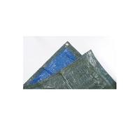 TEC HIT 890812 - Bâche légère de protection - 68g/m² - 8 x12 m - Bleu/Vert