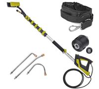 Techkar Lance télescopique avec manche télescopique - Lance télescopique - Compatible avec les nettoyeurs haute pression Parkside PHD Lavor Vertigo - Lance haute pression avec lance de ceinture