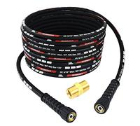 TECHKAR Remplacement Tuyau à Haute Pression - Accessoire pour Nettoyeur Haute Pression - Filetage M22x1,5-400 Bar - Compatible avec Karcher HD HDS - Longeur 20 m
