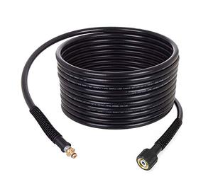 TECHKAR Tuyau d'Extension pour Nettoyeur Haute Pression - Tuyau de Rechange de 25 m - Ancien Modèle Adaptateur M22x10 mm - 200 Bar - Accessoires pour Karcher K2 K3 K4 K5 K6 K7 Home Series