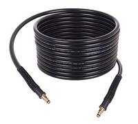 TECHKAR Tuyau d'Extension pour Nettoyeur Haute Pression - Tuyau de Rechange de 30 m - 200 Bar Compatible avec Karcher de la Série K - Click Connect - Click Connect - Rallonge pour Karcher