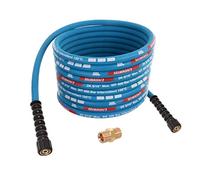 TECHKAR Tuyau pour Nettoyeur Haute Pression - Remplacement du tuyau d'extension Karcher - Professionnel 400 bar DN8 M22x1,5 pour Kärcher HD HDS - Bleu - 10 m